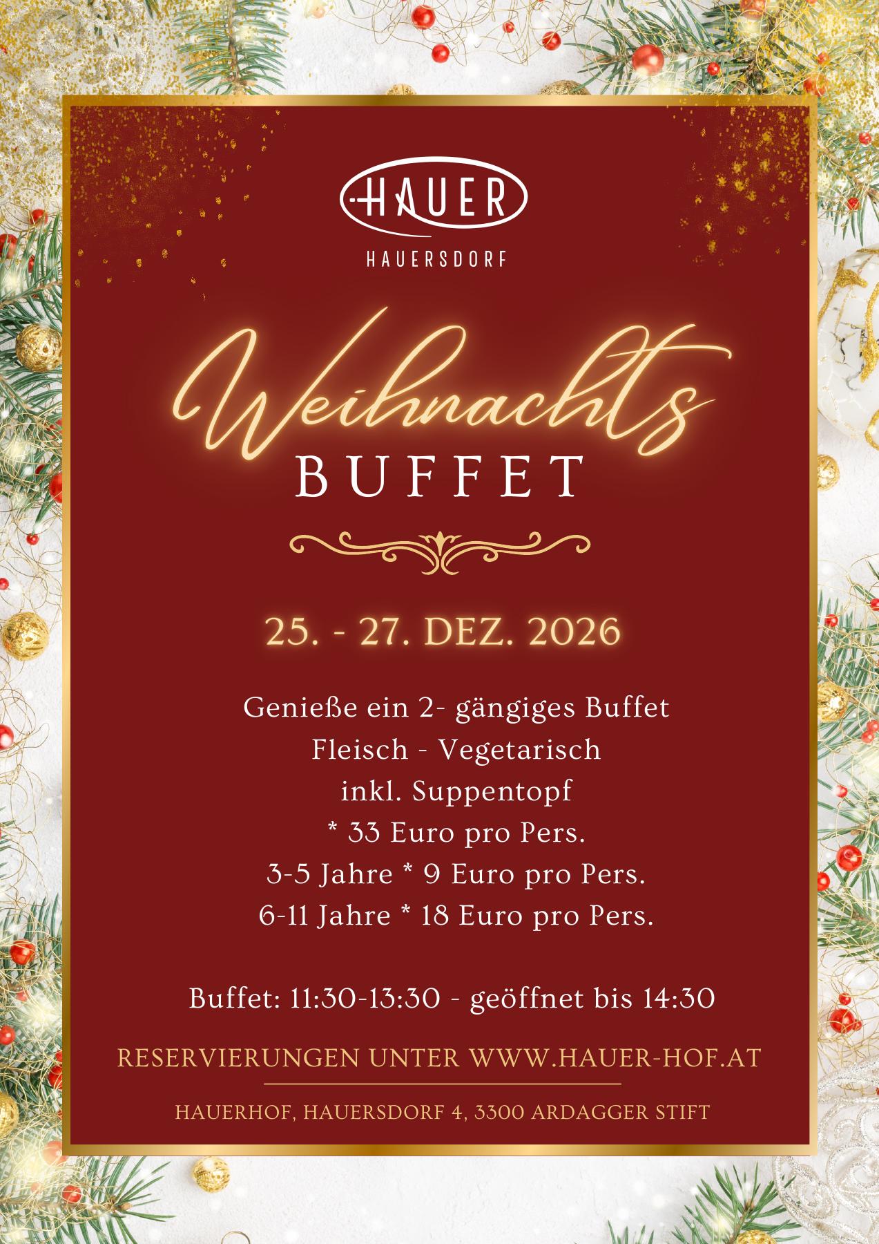 Weihnachtsbuffet